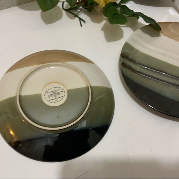 Set of 3 Retroneu Stone Lattitudes 1322 salad plates 7.5” G6 - Picture 7 of 7